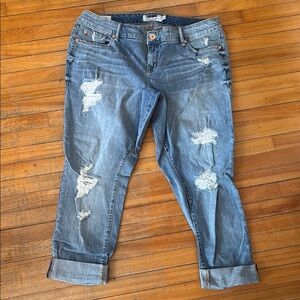 Torrid Women's Distressed Blue Jeans